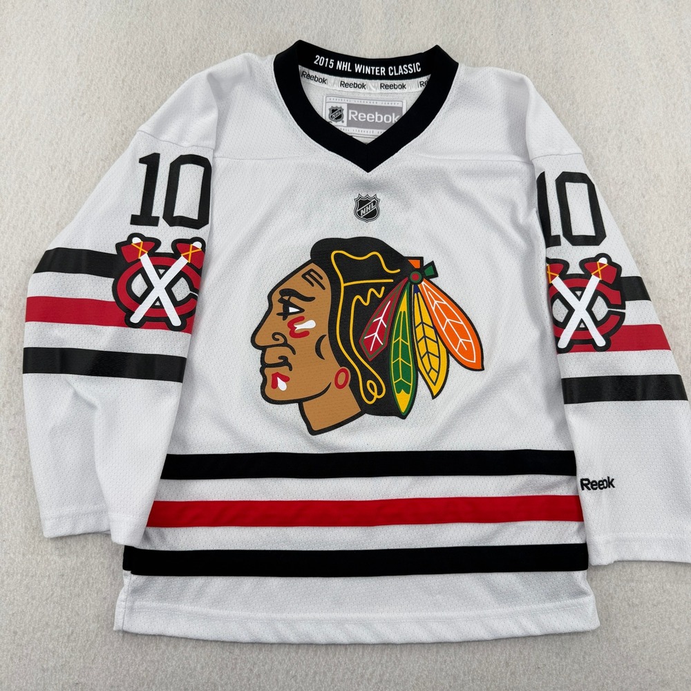 Reebok 2015 NHL Winter Classic Chicago Blackhawks Patrick Sharp 10 Kids S Jersey